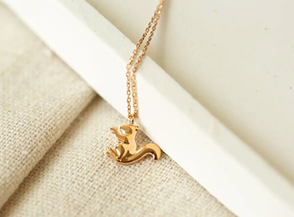 Safir Mücevher Altın Kolye