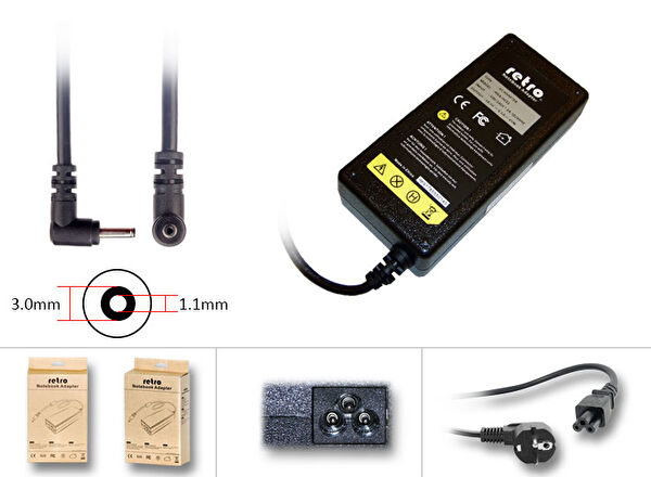 Retro Notebook Adaptör, Şarj Cihazı