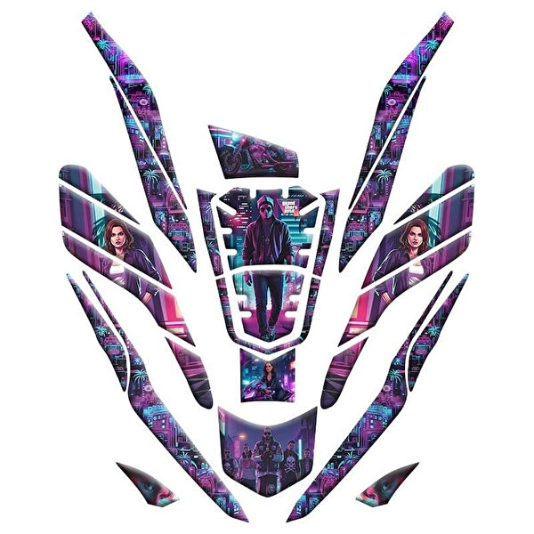 GOGO PREMİUM Motosiklet Stickerları