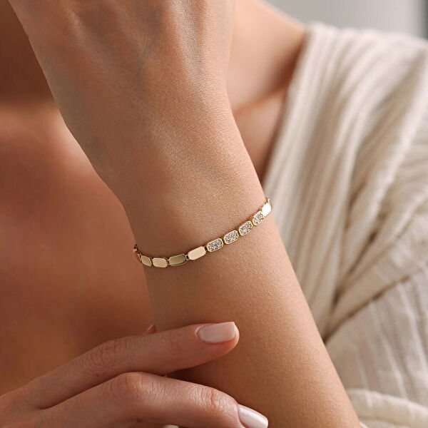 Sembol Gold Altın Bileklik