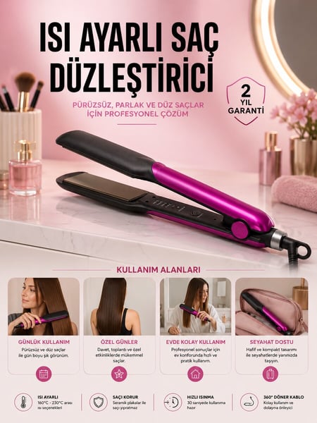 Solmaz Saç Düzleştirici