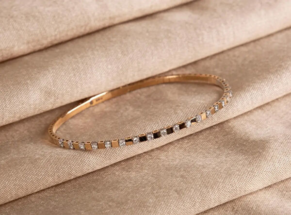 Safir Mücevher Altın Bileklik