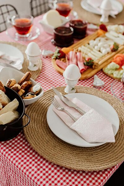 Rope Decor Amerikan Servis Takımı