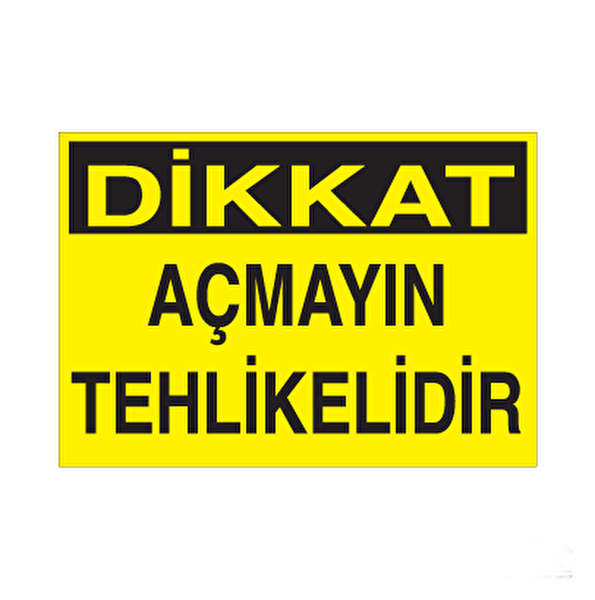 Technopa Güvenlik Uyarı İşaretleri, İş Güvenliği Levhaları