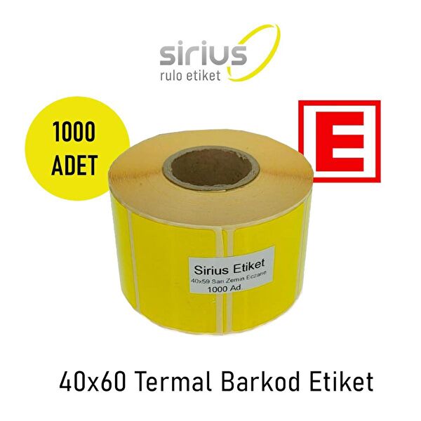 Sirius Etiket Barkod Etiketi