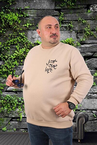 Starbattal Erkek Büyük Beden Sweatshirt