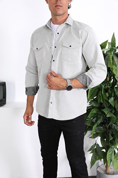 Enzim Jeans Erkek Gömlek