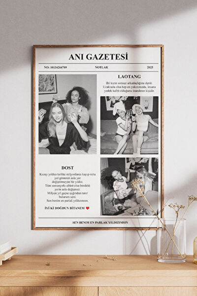 Sürpriz Vakti Çerçevesiz Tablo