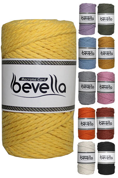 Bevella Macrame Cord Örgü İpleri