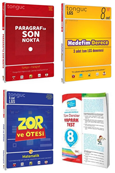 Tonguç Yayınları Ders ve Yardımcı Kaynak Kitapları