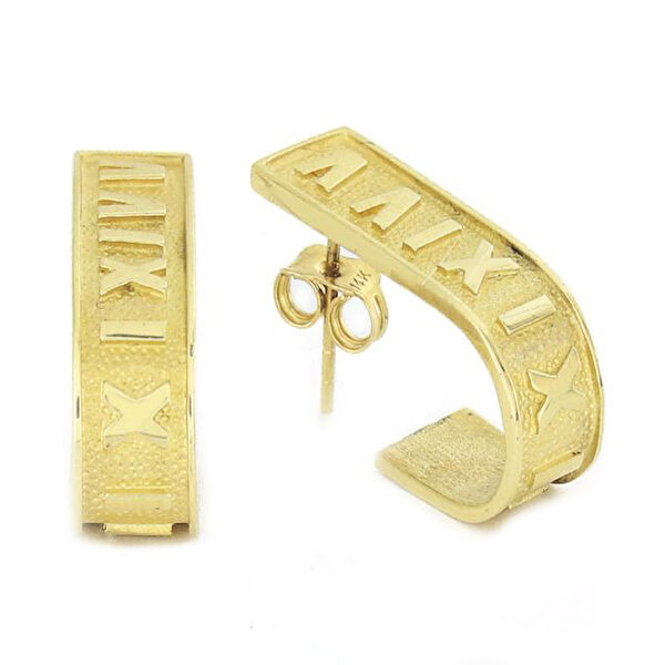 T51 Tuğrul Altın Altın Küpe