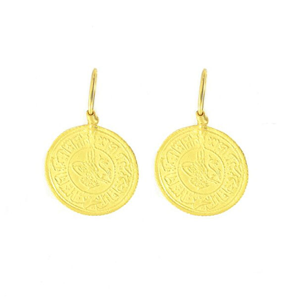 T51 Tuğrul Altın Altın Küpe