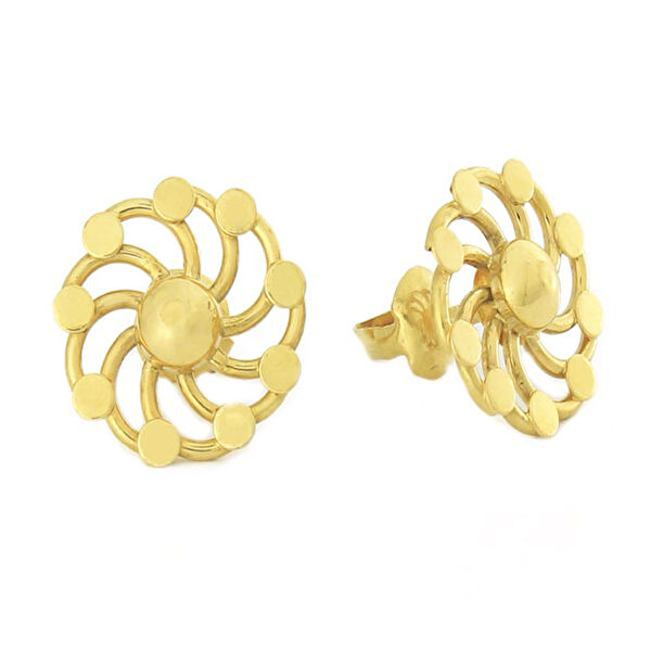 T51 Tuğrul Altın Altın Küpe