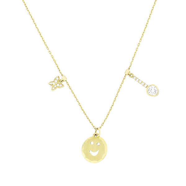 T51 Tuğrul Altın Altın Kolye