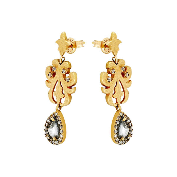 T51 Tuğrul Altın Altın Küpe