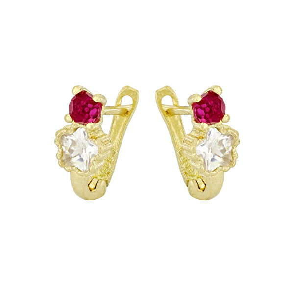 T51 Tuğrul Altın Altın Küpe