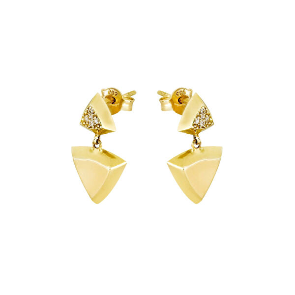 T51 Tuğrul Altın Altın Küpe