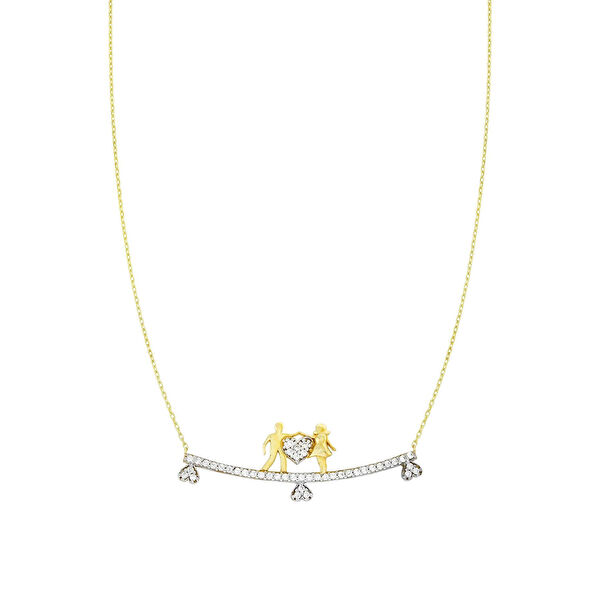 T51 Tuğrul Altın Altın Kolye