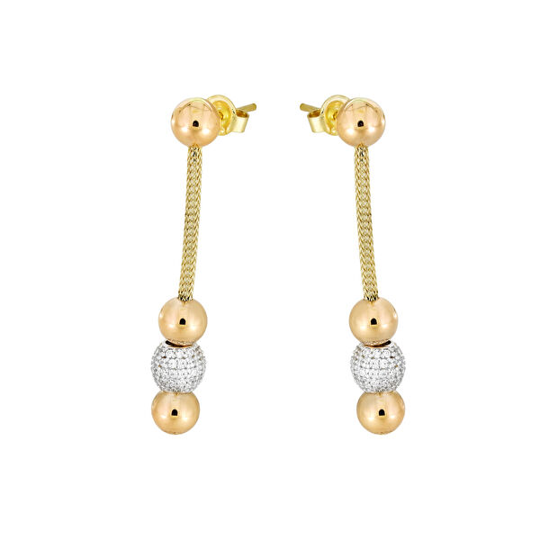 T51 Tuğrul Altın Altın Küpe