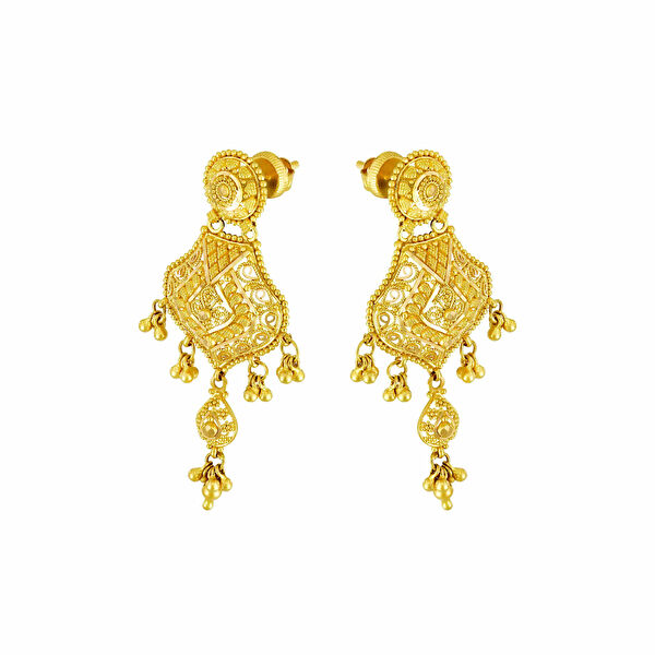 T51 Tuğrul Altın Altın Küpe