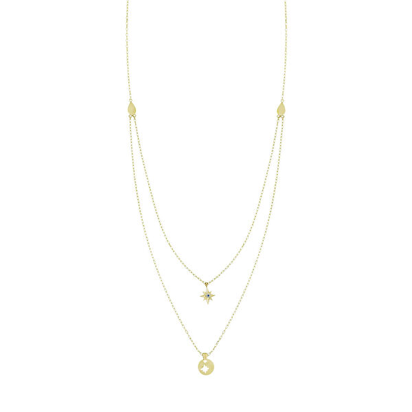 T51 Tuğrul Altın Altın Kolye