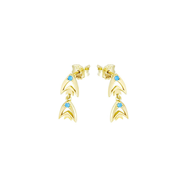 T51 Tuğrul Altın Altın Küpe