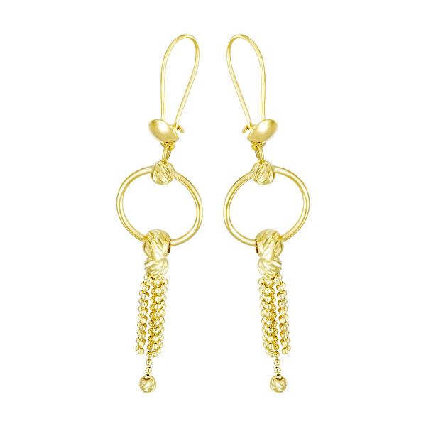 T51 Tuğrul Altın Altın Küpe