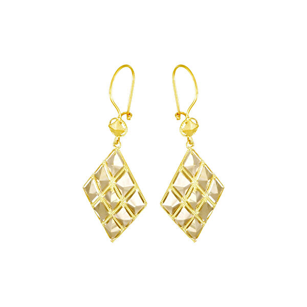 T51 Tuğrul Altın Altın Küpe