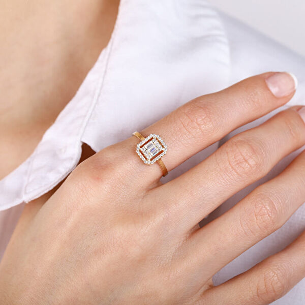 Sembol Gold Kadın Yüzük