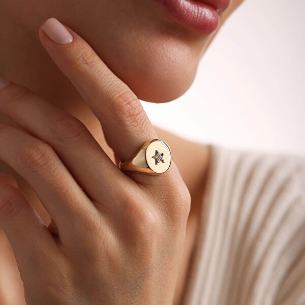 Sembol Gold Altın Yüzük