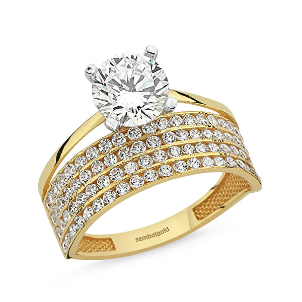 Sembol Gold Kadın Yüzük