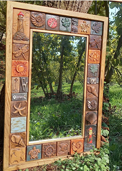 Toprakana Çerçeveli Ayna