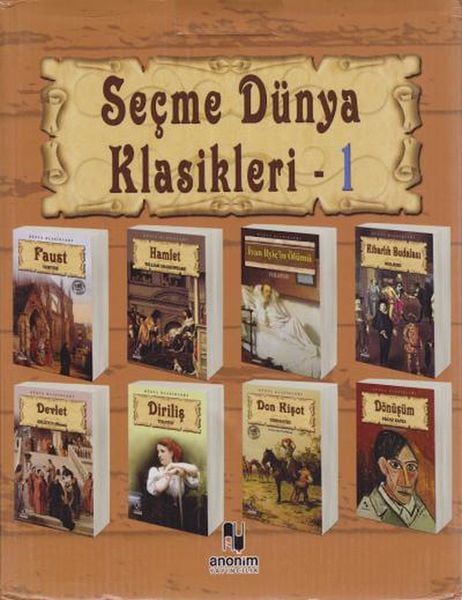 Anonim Yayıncılık Dünya Edebiyatı Kitapları