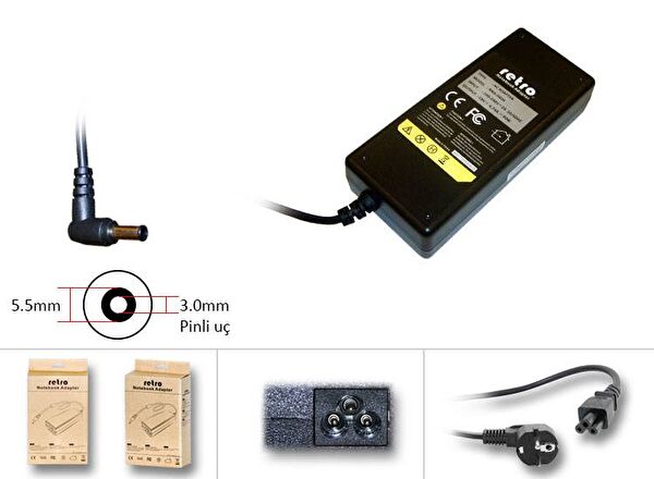 Retro Notebook Adaptör, Şarj Cihazı