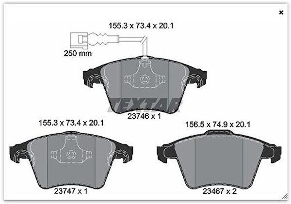 TEXTAR Fren Balataları