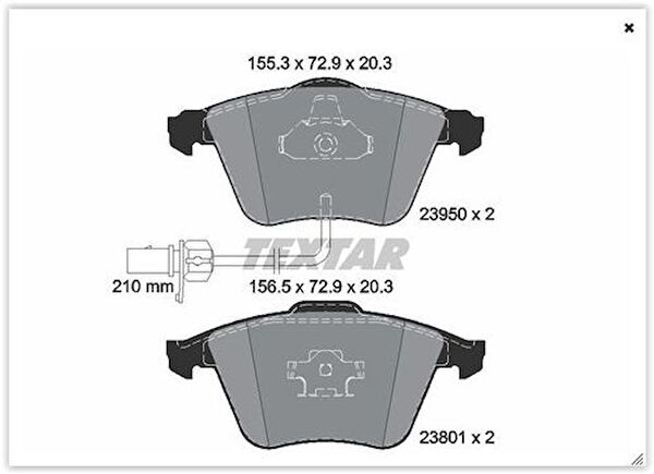 TEXTAR Fren Balataları