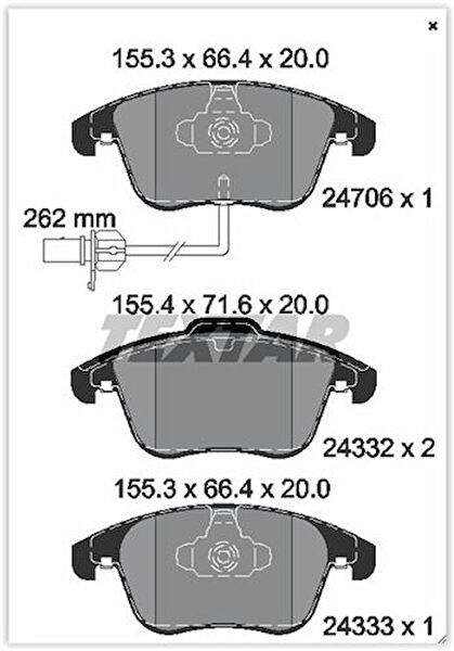 TEXTAR Fren Balataları