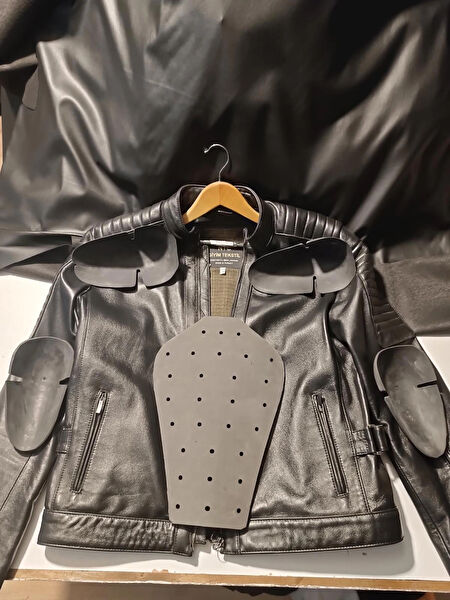 NYC DERİ Erkek Mont, Kaban