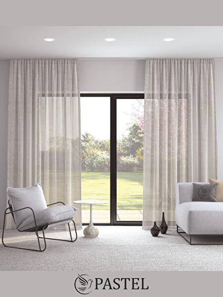 Pastel Tül Perde