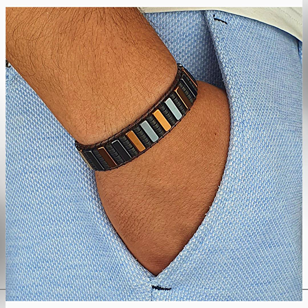 Doğal Erkek Bileklik