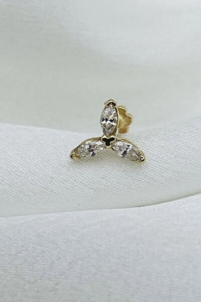 Gold Piedra Kadın Piercing