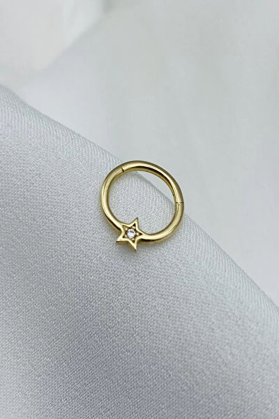 Gold Piedra Kadın Piercing
