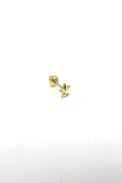 Gold Piedra Altın Küpe