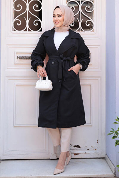 Neva Style Tesettür Trençkot, Yağmurluk