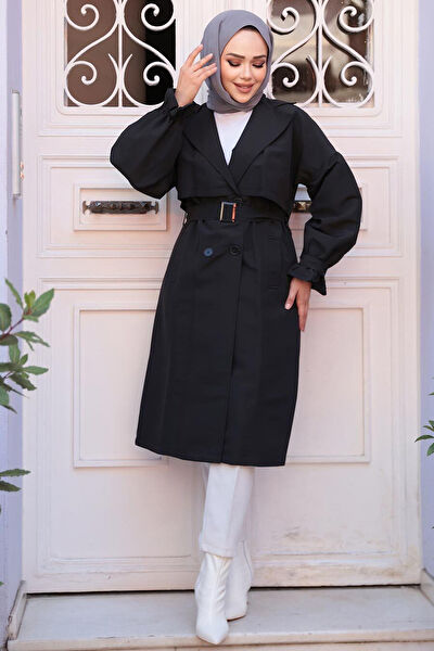 Neva Style Tesettür Trençkot, Yağmurluk