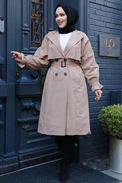 Neva Style Tesettür Trençkot, Yağmurluk