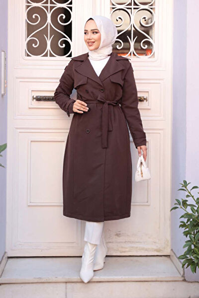 Neva Style Tesettür Trençkot, Yağmurluk