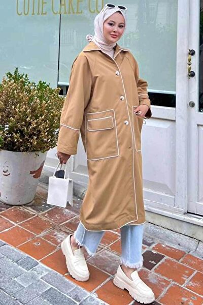 Neva Style Tesettür Trençkot, Yağmurluk