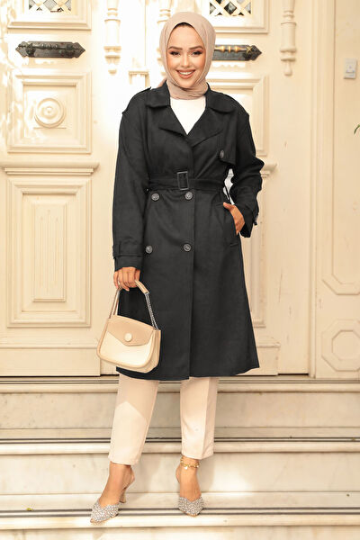 Neva Style Tesettür Trençkot, Yağmurluk