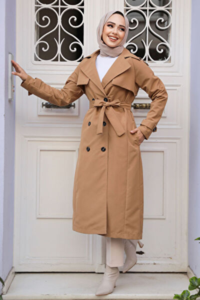 Neva Style Tesettür Trençkot, Yağmurluk